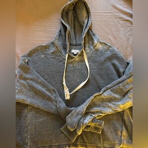 Women’s Colsie Gray Acid Washed Hoodie Size Large